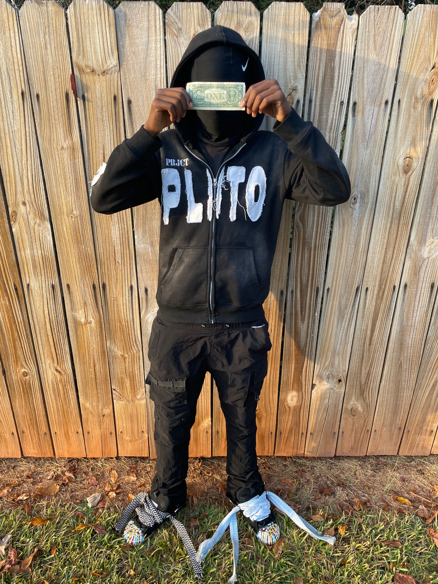 Black PRCJT PLUTO HOODIE